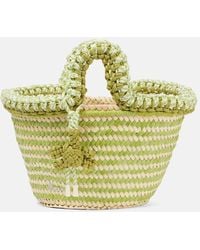 ALÉMAIS - Dee Dee Small Raffia Tote Bag - Lyst