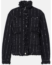 Sacai - Jacke Aus Tweed - Lyst