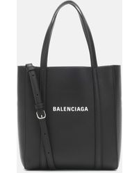 Balenciaga Xxs Everyday Logo Shopper Black