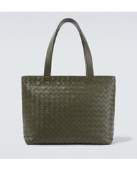 Bottega Veneta - Intrecciato Small Leather Tote Bag - Lyst