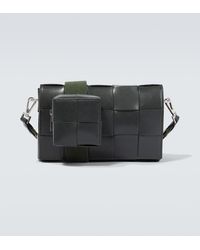Bottega Veneta - Messenger Bag Cassette aus Leder - Lyst