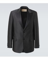 Valentino - Polka-Dot Jacquard Tuxedo Jacket - Lyst