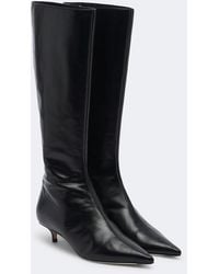 Jimmy Choo - Amis Leather Knee-High Boots - Lyst