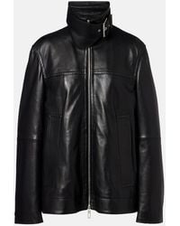 Sportmax - Oversized Leather Jacket - Lyst