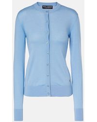 Dolce & Gabbana - Dg Cashmere And Silk Cardigan - Lyst