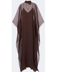‎Taller Marmo - Muscat Silk Crepe Fil Coupe Kaftan - Lyst