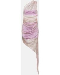 GIUSEPPE DI MORABITO - Verziertes Kleid Mit Mesh - Lyst