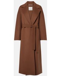 Max Mara - Virgin Wool Wrap Coat - Lyst