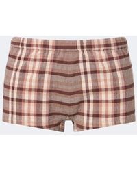 STAUD - Shorts Nilo En Mezcla De Lino A Cuadros - Lyst