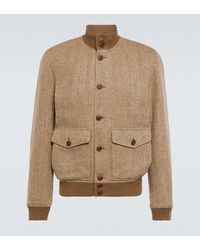 Polo Ralph Lauren Jacke aus Tweed - Natur