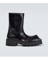Balenciaga - Rhino Leather Chelsea Boots - Lyst