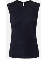 Stouls - Miuccia Suede Top - Lyst