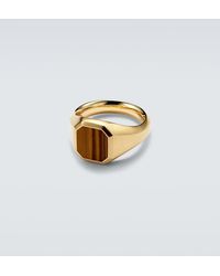 David Yurman - Streamline 18Kt Ring With Tiger's Eye - Lyst