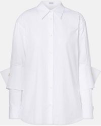 Loewe - Cotton Poplin Shirt - Lyst