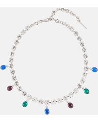 Alessandra Rich - Crystal-embellished Necklace - Lyst