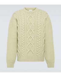 Dries Van Noten - Cable-knit Wool Sweater - Lyst