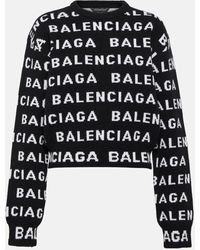 Balenciaga - Knitwear > round-neck knitwear - Lyst