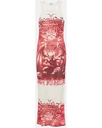 Jean Paul Gaultier - Diablo Printed Devoré Maxi Dress - Lyst