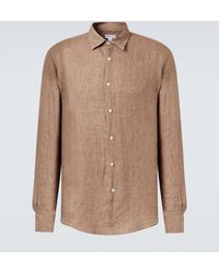 Sunspel - Linen Shirt - Lyst