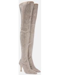 Paris Texas - Embellished Over-The-Knee Boots - Lyst