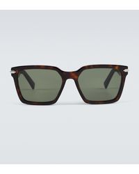 Dior Diorblacksuit S11i Square Sunglasses in Brown for Men | Lyst