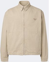 Prada - Denim Blouson Jacket - Lyst