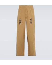 Adish - Qrunful Embroidered Cotton Ripstop Pants - Lyst