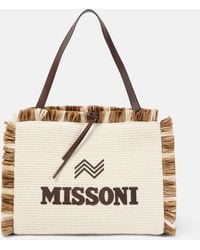 Missoni - Cabas Medium a logo - Lyst