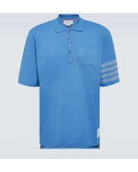 Thom Browne - Polohemd 4-Bar Aus Baumwoll-Pique - Lyst