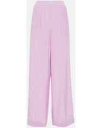 JOSEPH - Weite Hose Hulin Aus Seiden-Crepe - Lyst