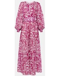Eres - Tornado Balloon-Sleeve Maxi Dress - Lyst