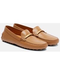 Tod's - Gommino Embellished Leather Loafers - Lyst