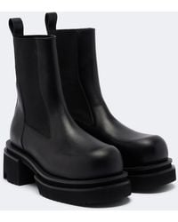 Rick Owens - Beatle Leather Platform Chelsea Boots - Lyst