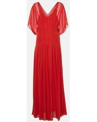 Max Mara - Murge Draped Silk Gown - Lyst