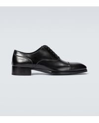 Tom Ford - Elkan Leather Oxford Shoes - Lyst