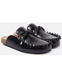 JW Anderson - Ruffled Leather Mules - Lyst