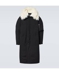 Jil Sander - Daunenjacke Mit Faux Fur - Lyst