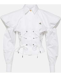 Vivienne Westwood - Camicia Gexy in popeline di cotone - Lyst