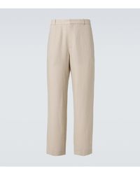 The Row - Toril Linen-Blend Wide-Leg Pants - Lyst