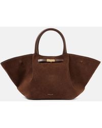 DeMellier London - Tote New York Midi Aus Veloursleder - Lyst