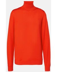 The Row - Heva Wool Jersey Turtleneck Sweater - Lyst