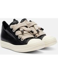 Rick Owens - Jumbolace Leather Sneakers - Lyst
