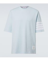Thom Browne - 4-Bar Cotton Jersey T-Shirt - Lyst