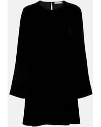 Asceno - Larissa Velvet Minidress - Lyst