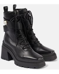 Jimmy Choo - Noemi Lederstiefel - Lyst