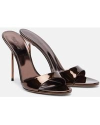 Paris Texas - Lidia 105 Patent Leather Mules - Lyst
