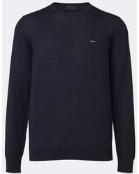 Prada - Logo Virgin Wool Sweater - Lyst