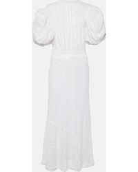 ROTATE BIRGER CHRISTENSEN - Bridal Sequined Puff-sleeve Gown - Lyst