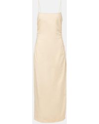 SIR. - Tamara Linen Midi Dress - Lyst