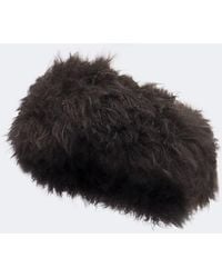Yves Salomon - Shearling Headband - Lyst